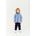 Куртка демисезонная 92-98 см Софтшелл Softshell цвет: серо-голубой 161-133