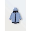 Куртка демисезонная 98-104 см Софтшелл Softshell цвет: серо-голубой 161-133