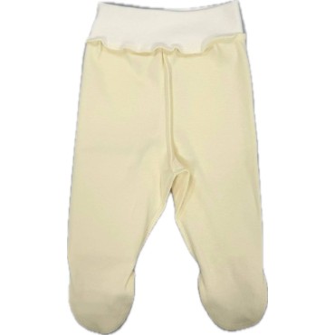 Ползунки для малыша 50 см Newborn однотонные: крем-брюле Т-132/О
