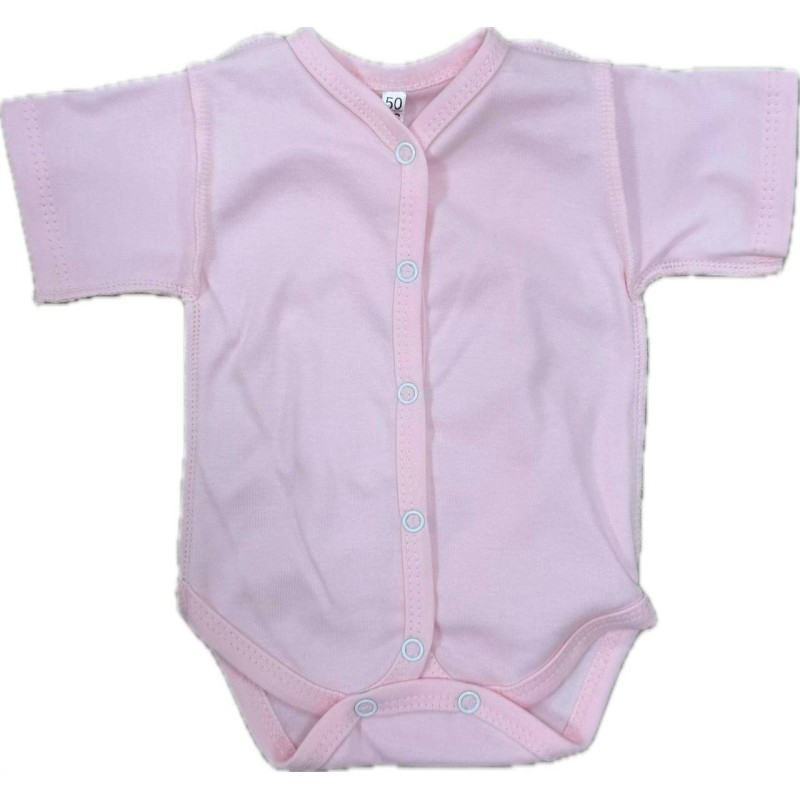 Боди с коротким рукавом на кнопках Newborn 50 см цвет: пион Т-133