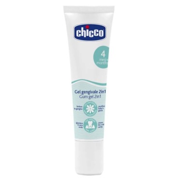 Гель для десен при прорезывании зубов 2 в 1 30мл 4мес+Chicco