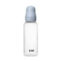 Пластиковая бутылочка Bibs 270 мл силиконовой соской цвет: baby blue