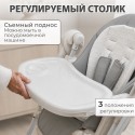 Стульчик для кормления -электрокачели Bubago Mateo цвет: белый BG 215-1