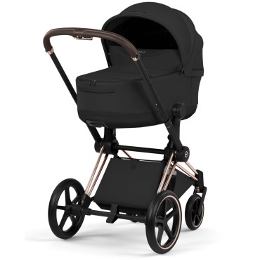 Коляска детская 2 в 1 Cybex Priam V Rosegold Style Collection цвет:Sepia Black
