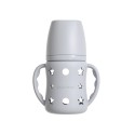 Силиконовый защитный чехол для бутылочки 160 мл Paomma цвет: light grey PSC015
