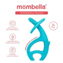 Прорезыватель-игрушка для зубов Слон из силикона Mombella цвет: голубой 8051