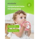 Прорезыватель-игрушка для зубов Улитка из силикона Mombella цвет: розовый 00606