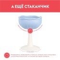 Прорезыватель-игрушка для зубов Грибочек из силикона Mombella цвет: оранжевый 00115