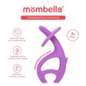 Прорезыватель-игрушка для зубов Слон из силикона Mombella цвет: фиолетовый 8100