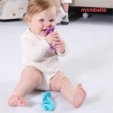 Прорезыватель-игрушка для зубов Слон из силикона Mombella цвет: желтый 8052 Прорезыватель-игрушка для зубов Слон из силикона Mombella цвет: желтый 8052