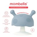 Прорезыватель-игрушка для зубов Грибочек из силикона Mombella цвет: серый 00116