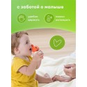 Прорезыватель-игрушка для зубов Рыбка из силикона Mombella цвет: оранжевый 02101 Прорезыватель-игрушка для зубов Рыбка из силикона Mombella цвет: оранжевый 02101