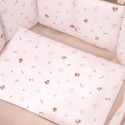 Комплект постельного белья 3 предмета Sleepy цвет: бежевый КПБ3.100-SL.04
