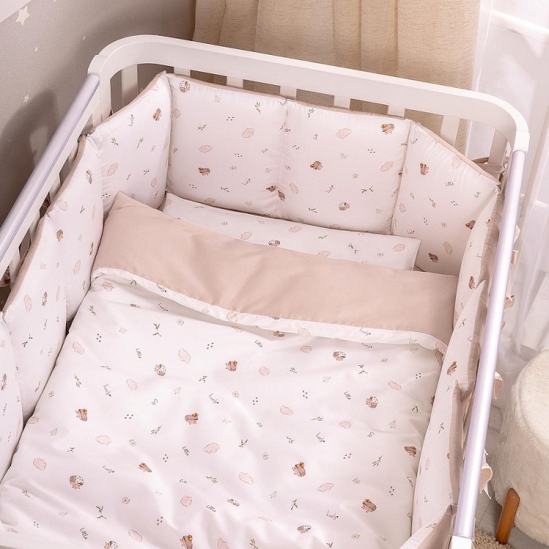 Комплект постельного белья 3 предмета Sleepy цвет: бежевый КПБ3.100-SL.04