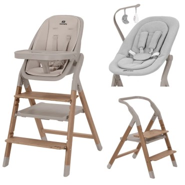 Стульчик для кормления+шезлонг 4 в 1 Carrello Ergo цвет: Shadow Beige CRL-16701