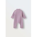 Флисовый комбинезон-поддева Cute 62-68 см цвет: лаванда-грей 1645-173