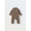 Флисовый комбинезон-поддева Cute 74-80 см цвет: мокко 1645-223