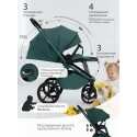Коляска прогулочная с реверсивным блоком Sweet Baby Orso цвет: Emerald