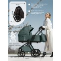 Коляска детская 2в1 со складной люлькой SBL Orso цвет: Emerald