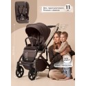 Коляска детская 2 в 1 Sweet Baby Dolce цвет: Chocolate Brown