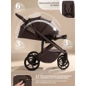 Коляска детская 2 в 1 Sweet Baby Dolce цвет: Chocolate Brown