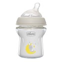 Стеклянная бутылочка для кормления с соской 150 мл 0+ Chicco Natural Feeling Стеклянная бутылочка для кормления с соской 150 мл 0+ Chicco Natural Feeling