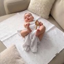 Непромокаемая пеленка 100х80 см цвет: звезды серые НП-10х8-З.06 Непромокаемая пеленка 100х80 см цвет: звезды серые НП-10х8-З.06