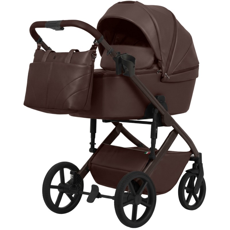 Коляска детская 2 в 1 Sweet Baby Dolce L Экокожа цвет: dark chocolate 427793 Коляска детская 2 в 1 Sweet Baby Dolce L Экокожа цвет: dark chocolate 427793