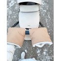 Муфты-варежки на меховой подкладке Лайт цвет: бежевый Муфты-варежки на меховой подкладке Лайт цвет: бежевый