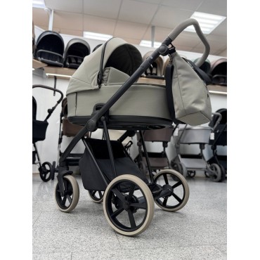 Коляска детская 2 в 1 Roan IVI 2.0 Vintage цвет: luxe grey / stone handle