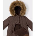 Комбинезон с опушкой Rant Polar 80 см цвет: brownie 161/6