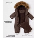 Комбинезон с опушкой Rant Polar 86 см цвет: brownie 161/6
