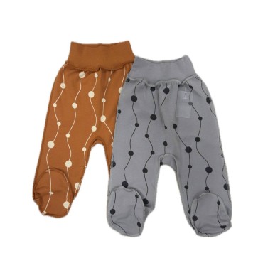 Ползунки Rant Hugs and Kisses 62 см 2 шт brown grey 3372-62 Ползунки Rant Hugs and Kisses 62 см 2 шт brown grey 3372-62