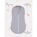 Пеленка-кокон на молнии Rant Hugs and Kisses 62 см 2 шт arctic grey 001272-62