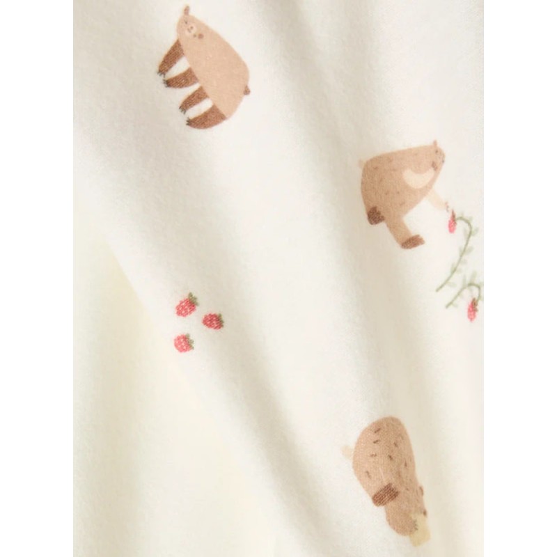 Пеленка фланелевая Buba Kids 95х115 см цвет: мишкины лакомства