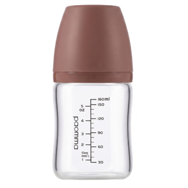 Стеклянная бутылочка Paomma 160 мл цвет: Taupe GB104