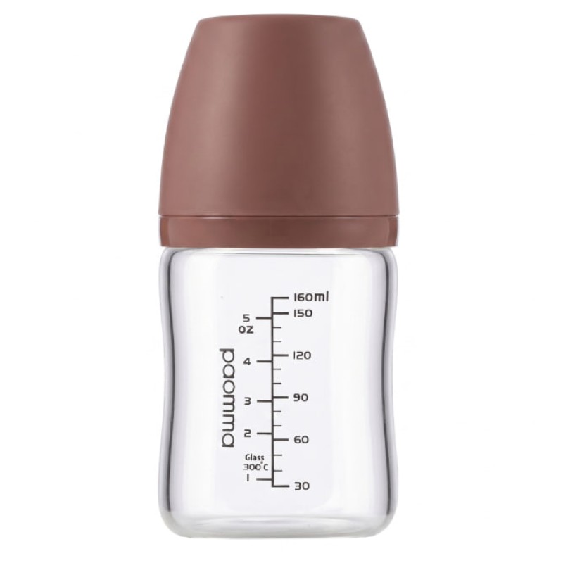 Стеклянная бутылочка Paomma 160 мл цвет: Taupe GB104
