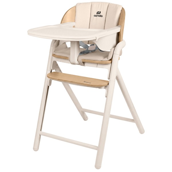 Стульчик для кормления 3 в 1 Carrello Tenero цвет: Olympus Beige Wooden CRL-9507 Стульчик для кормления 3 в 1 Carrello Tenero цвет: Olympus Beige Wooden CRL-9507