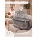 Электроколыбель-кроватка трансформер Sweet Baby Comfort цвет: темно серая/дуб Электроколыбель-кроватка трансформер Sweet Baby Comfort цвет: темно серая/дуб