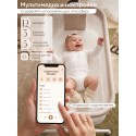 Электроколыбель-кроватка трансформер Sweet Baby Comfort цвет: белая/ бежевая