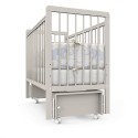 Кровать детская Pituso Tiny Оптима с маятником и быстросъемной автостенкой цвет: кашемир