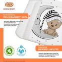 Матрас пеленальный Boombaby Мишка на луне 65*55 см BB/ПН-08