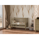 Кроватка детская Lunna Lika Lite на колесах + быстросъемная стенка цвет: кашемир