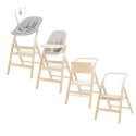 Стульчик для кормления+шезлонг 4 в 1 Carrello Ergo цвет: sugar beige CRL-16701