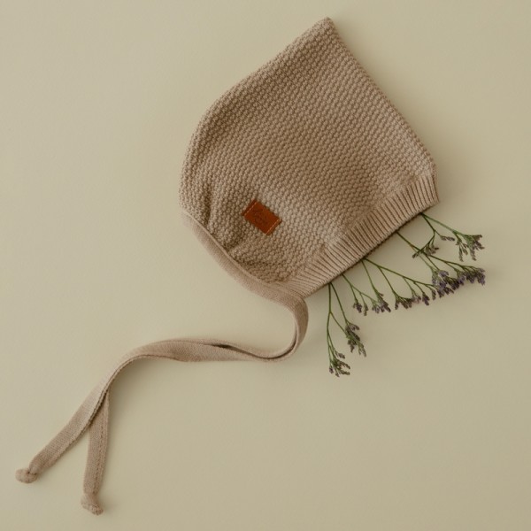 Детская шапочка вязаная 40-42 см ELF цвет: капучино 030-62-0CAP