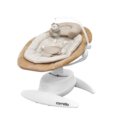 Электрокачели детские Carrello Mio цвет:  Linen Beige CRL-10308