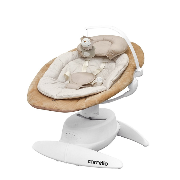 Электрокачели детские Carrello Mio цвет:  Linen Beige CRL-10308