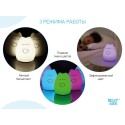 Силиконовый мягкий ночник CosmoCat + USB с аккумулятором R-NL0024