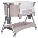Кроватка-люлька приставная + манеж Carrello Aria 3в1 цвет: Cream Beige CRL-16401