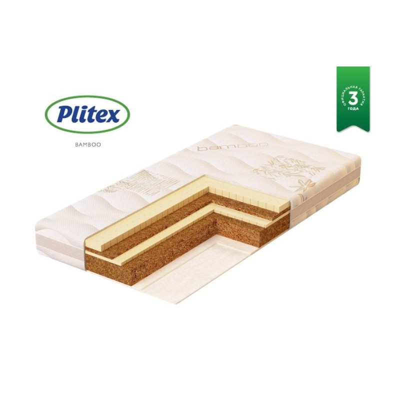 Матрас для прямоугольной кроватки Bamboo Nature 119*60*11 см БН-119-01